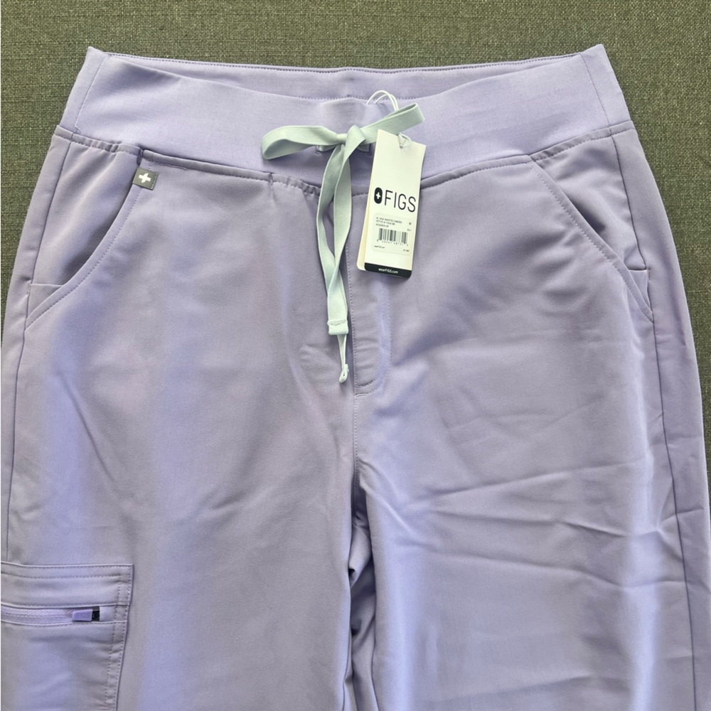 Figs Lavender Dew High Waisted Zamora Joggers